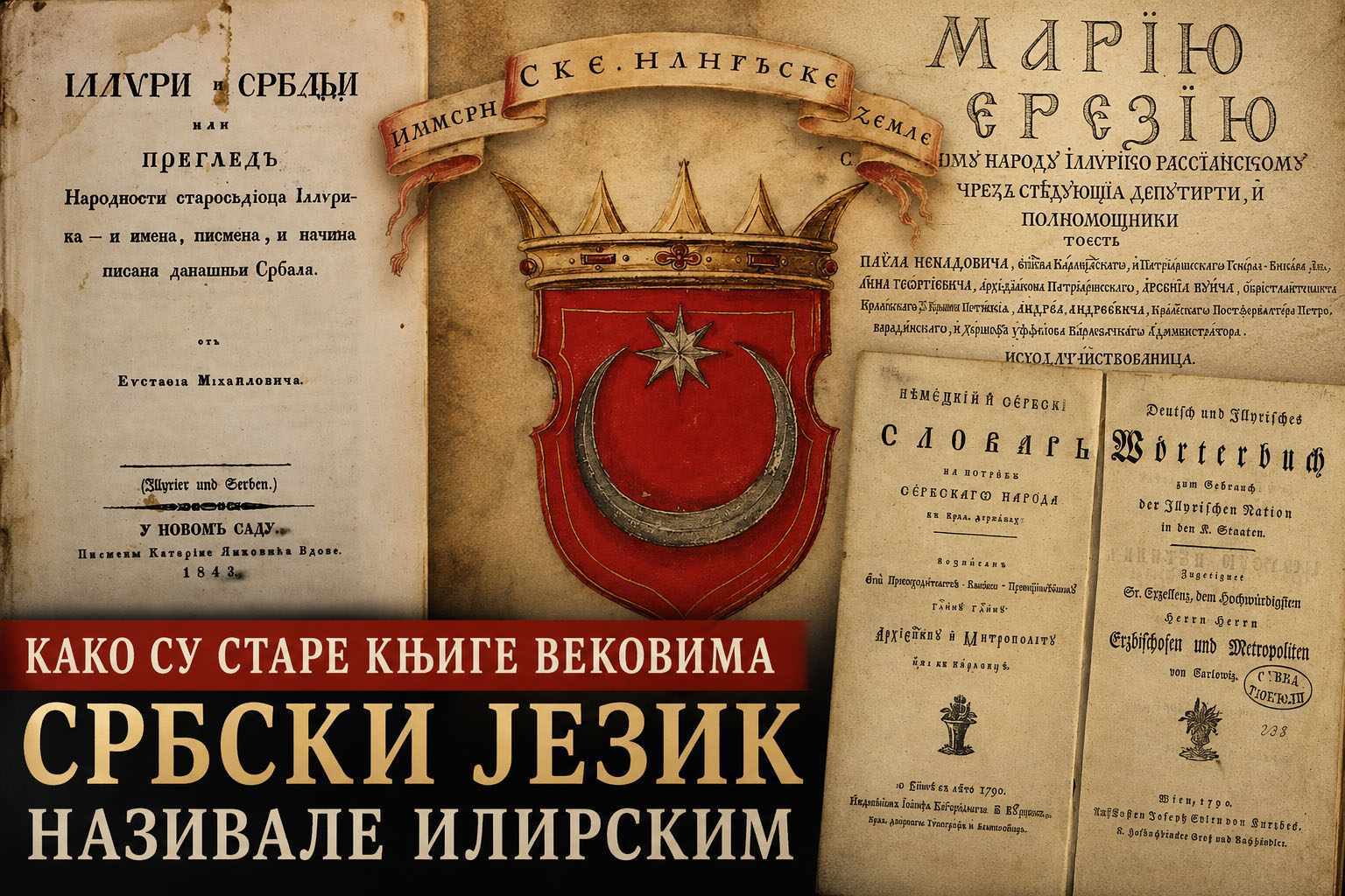 Како су старе књиге вековима србски језик називале илирским